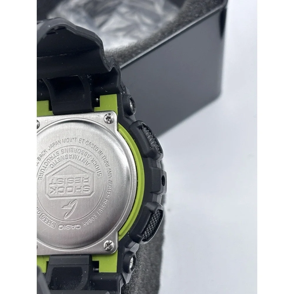 Casio G-Shock INT-GA-900A Black Green Industrial Style Mens Watch